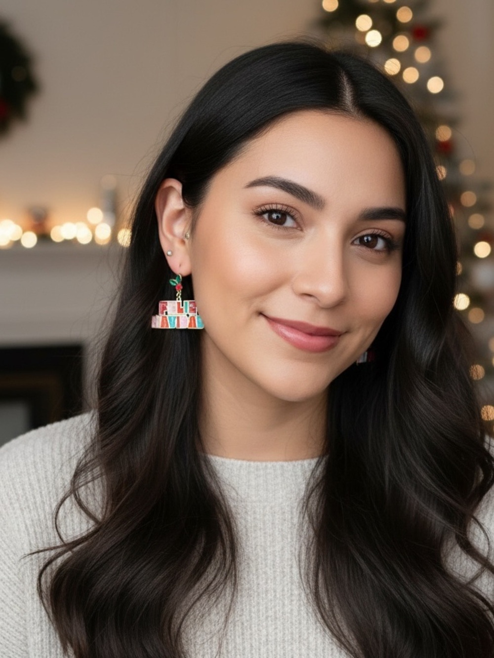 4 Festive Multicolor Tiered Drop Earrings - Women Jewelry